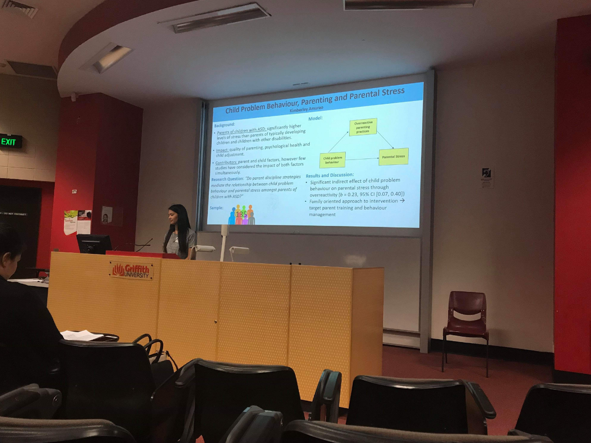 Kimberley Presents At Australasian Society For Autism Research Conference